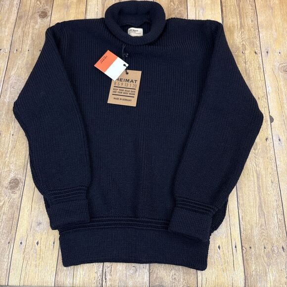 Heimat Textil Sweater Mini Rolkragon Turtleneck Oullover NEW NWT Mens Medium - Picture 2 of 9